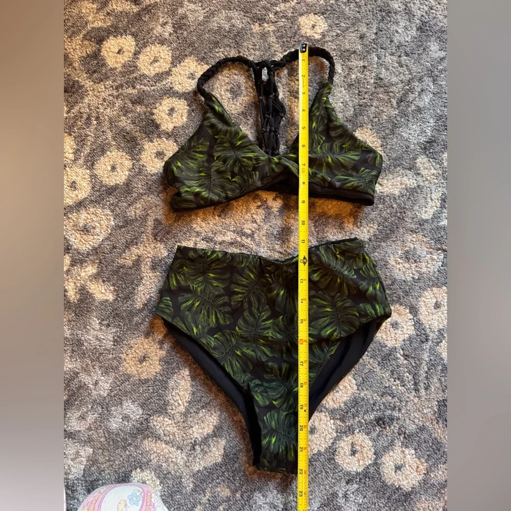 Pelican House Boutique Bikinis Leaf Print Bikini Set | Santa Cruz, California